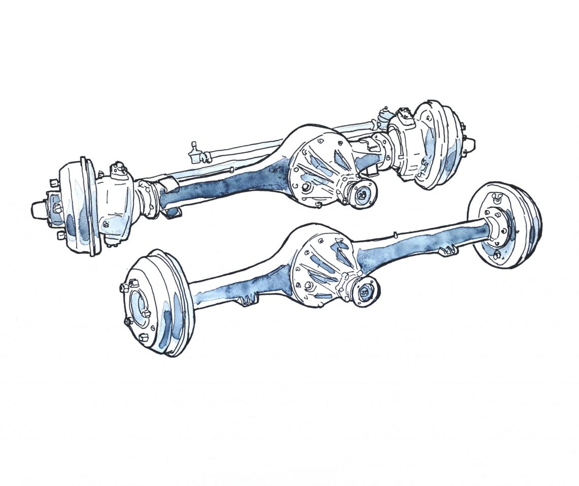 Front and Rear Axles
